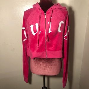 Juicy Couture X UO Happy Times Cropped Hoodie,S